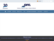 Tablet Screenshot of jofel.com