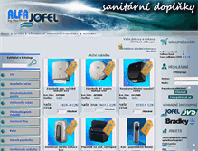 Tablet Screenshot of jofel.cz