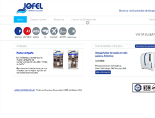 Tablet Screenshot of jofel.com.mx